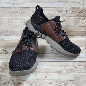 Skechers 204292 Riglen Charlo Men's Size 9.5 Black Brown Mesh Shoes Memory Foam